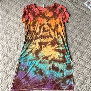 Tie Dye High Low Shirt